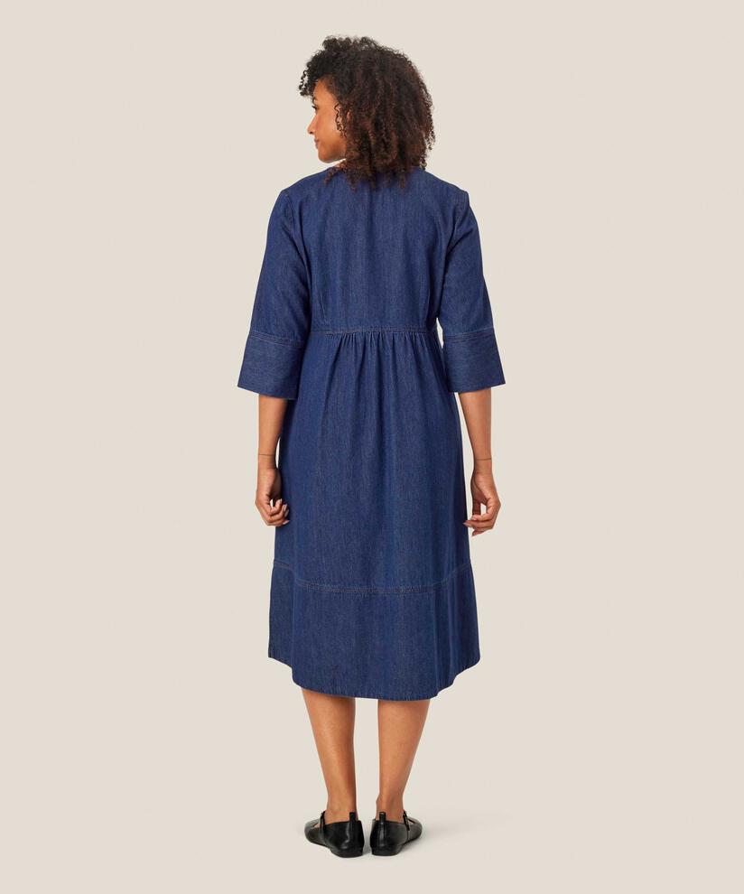 Nasya Denim Klänning, Dark Denim