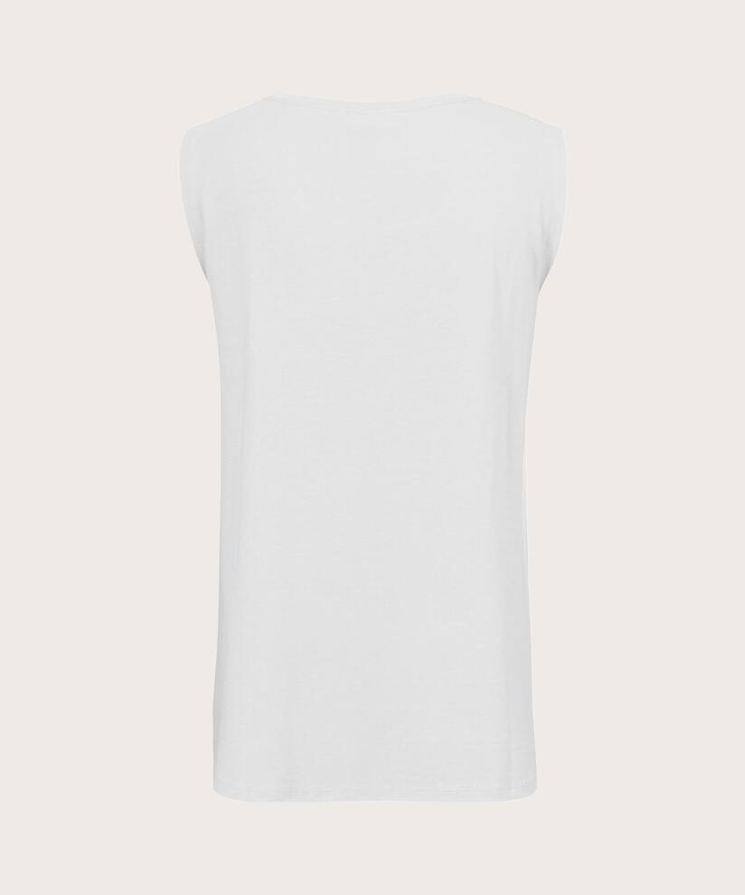 Elisa JERSEY Topp, White