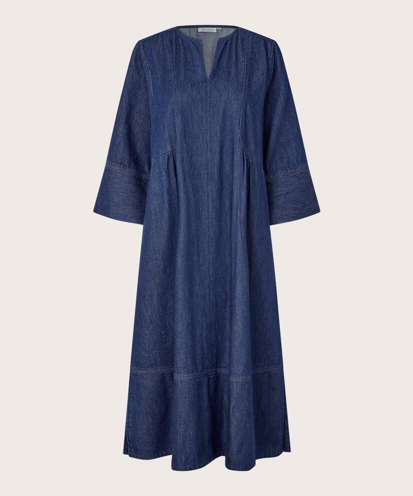 Nasya Denim Klänning, Dark Denim